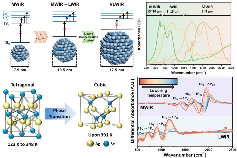 Degeneracy Broken Quantized States in Conduction Band of Self-Doped Silver Selenide Quantum Dots 이미지