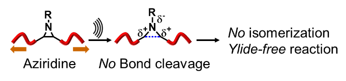 Mechanical Force Induces Ylide-Free Cycloaddition of Nonscissible Aziridines 이미지
