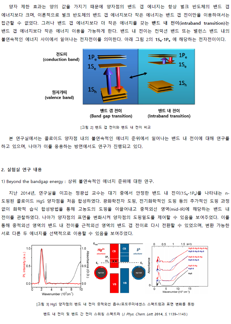 교수연구 한눈에 보기 정광섭교수 나노분광분석연구실 소개글 - 이미지2